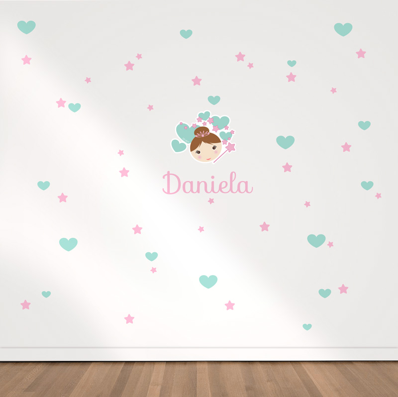 Vinilo Maxi de pared Personalizado Hada 1 Vinilo Maxi de pared Personalizado Hada