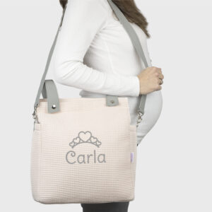 Bolso Panera Gofre Rosa