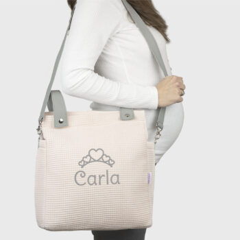Bolso Panera Gofre Rosa