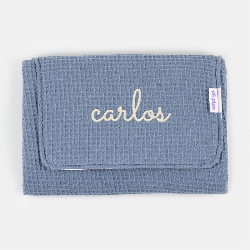 Cambiador Gofre Azul personalizado 1 Cambiador gofre azul sofr