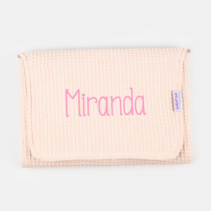 Cambiador gofre rosa soft