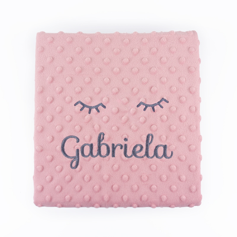 Manta Personalizada Blush, con dibujo a elegir 2 Manta Personalizada Blush, con dibujo a elegir - Imagen 2