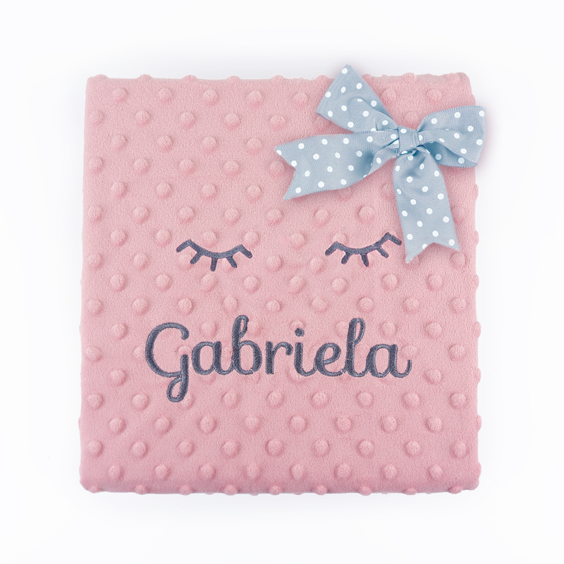 Manta Personalizada Blush, con dibujo a elegir 3 Manta Personalizada Blush, con dibujo a elegir - Imagen 3