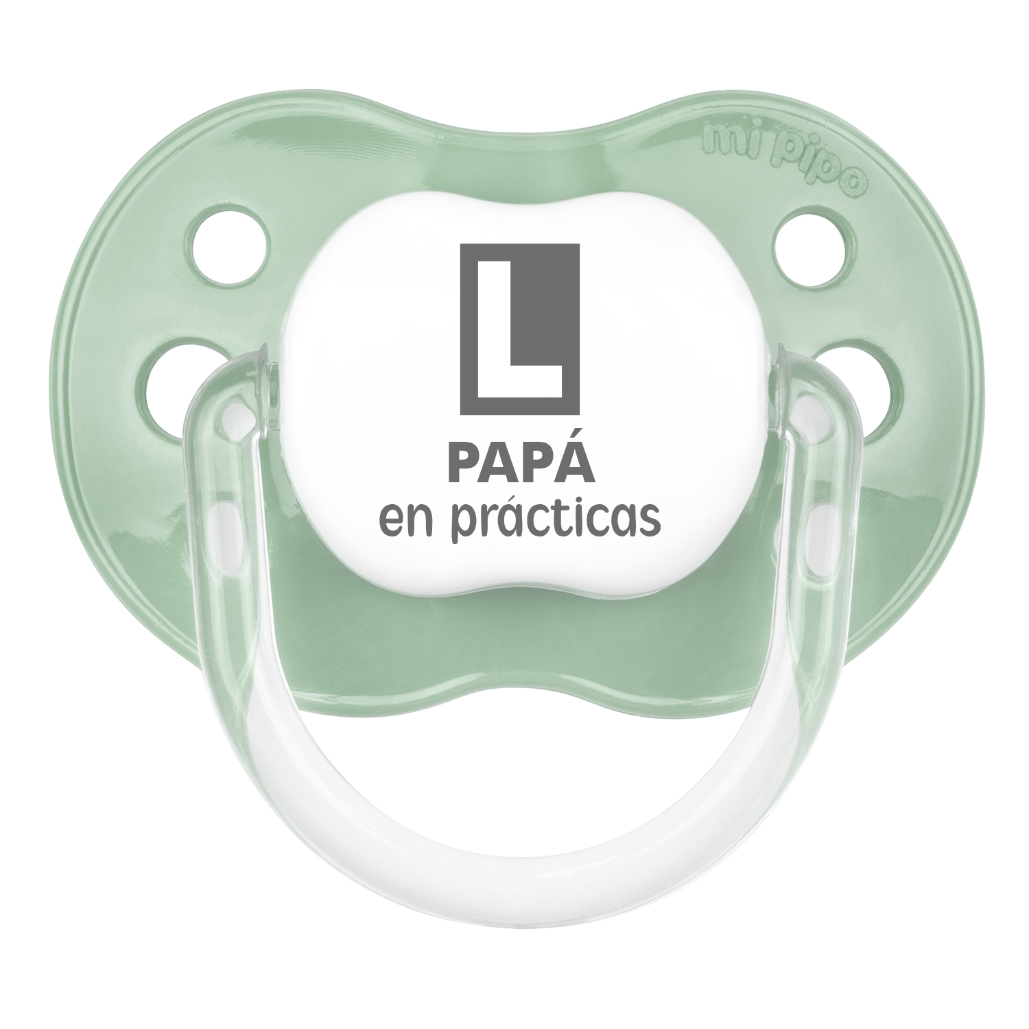 Chupete Divertido Papá en prácticas 1 Chupete Divertido Papá en prácticas
