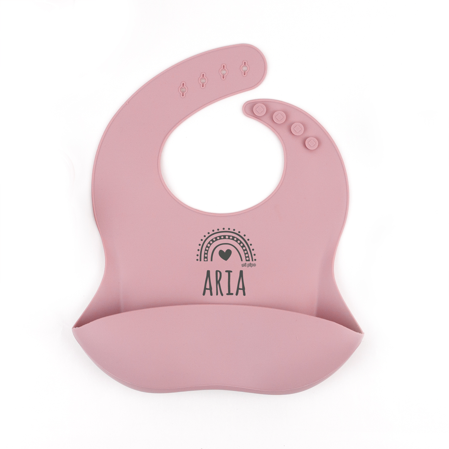 Cajita Gummy Arcoíris Blush 11 babero arcoiris mipipo
