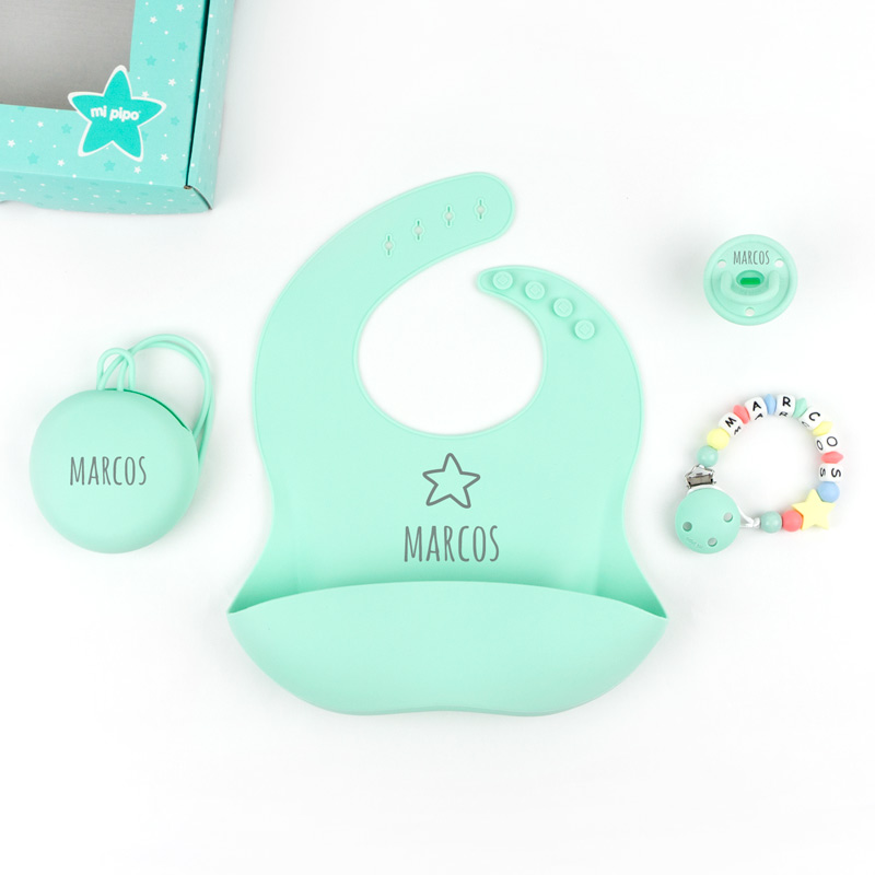 Cajita Gummy Estrella Menta 1 pack personalizado bebé