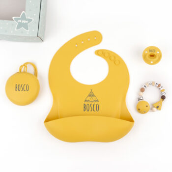 pack personalizado bebé amarillo