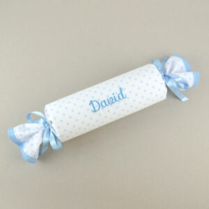 Cojín Antivuelco Caramelo Estrellas Azules personalizado