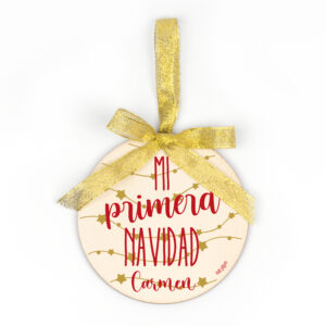 Bola de Navidad Mi primera Navidad