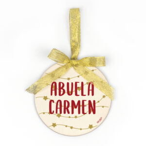 Bola de árbol de navidad personalizada