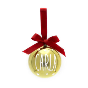 Bola Lazo Dorada personalizada