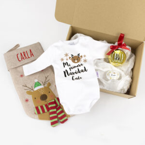 Cajita Navidad Bebé Reno