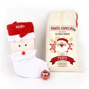 Cajita Navidad Infantil Papá Noel