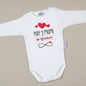 Body San Valentín Papa y Mama se quieren infinito