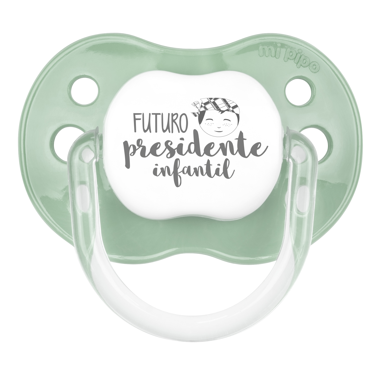 Chupete Divertido Futuro Presidente Infantil 1 Chupete Divertido Futuro Presidente Infantil