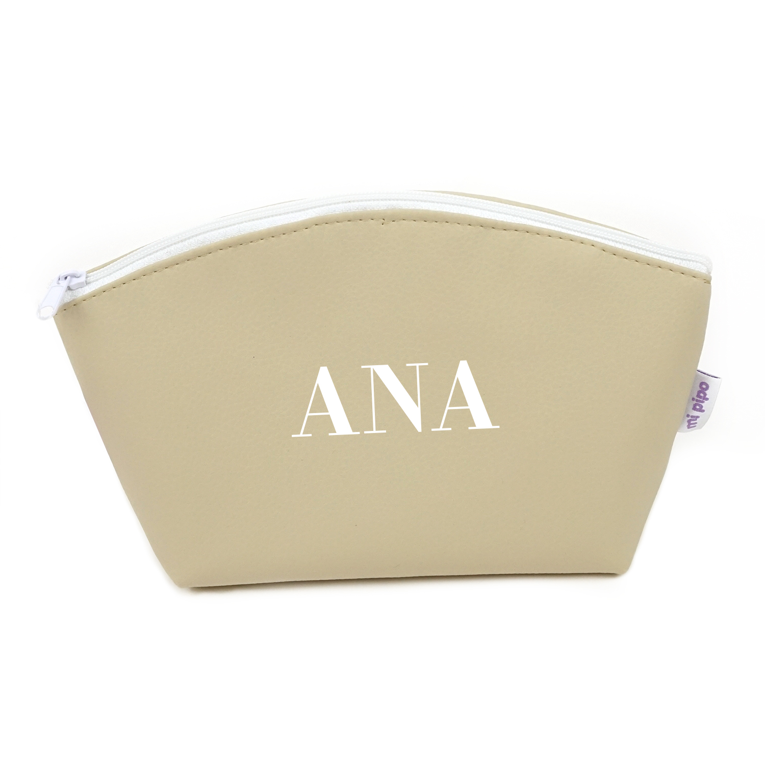 Neceser Polipiel Personalizado Beige Profe 4 Neceser Polipiel Personalizado Beige Profe - Imagen 4
