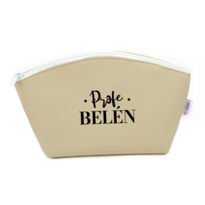 Neceser Polipiel Personalizado Beige Profe
