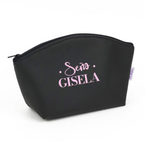 Neceser Polipiel Personalizado Negro Profe