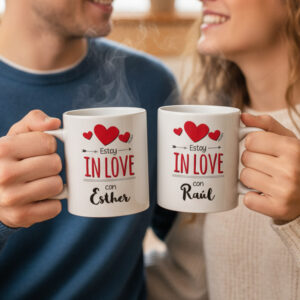Pack de Tazas San Valentín Estoy in love con...
