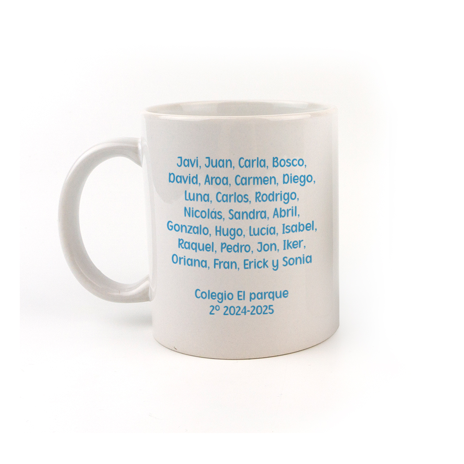 Taza con asa de cerámica o plástico Nombre es un súper profe + nombre alumnos 2 Taza con asa de cerámica o plástico Nombre es un súper profe + nombre alumnos - Imagen 2