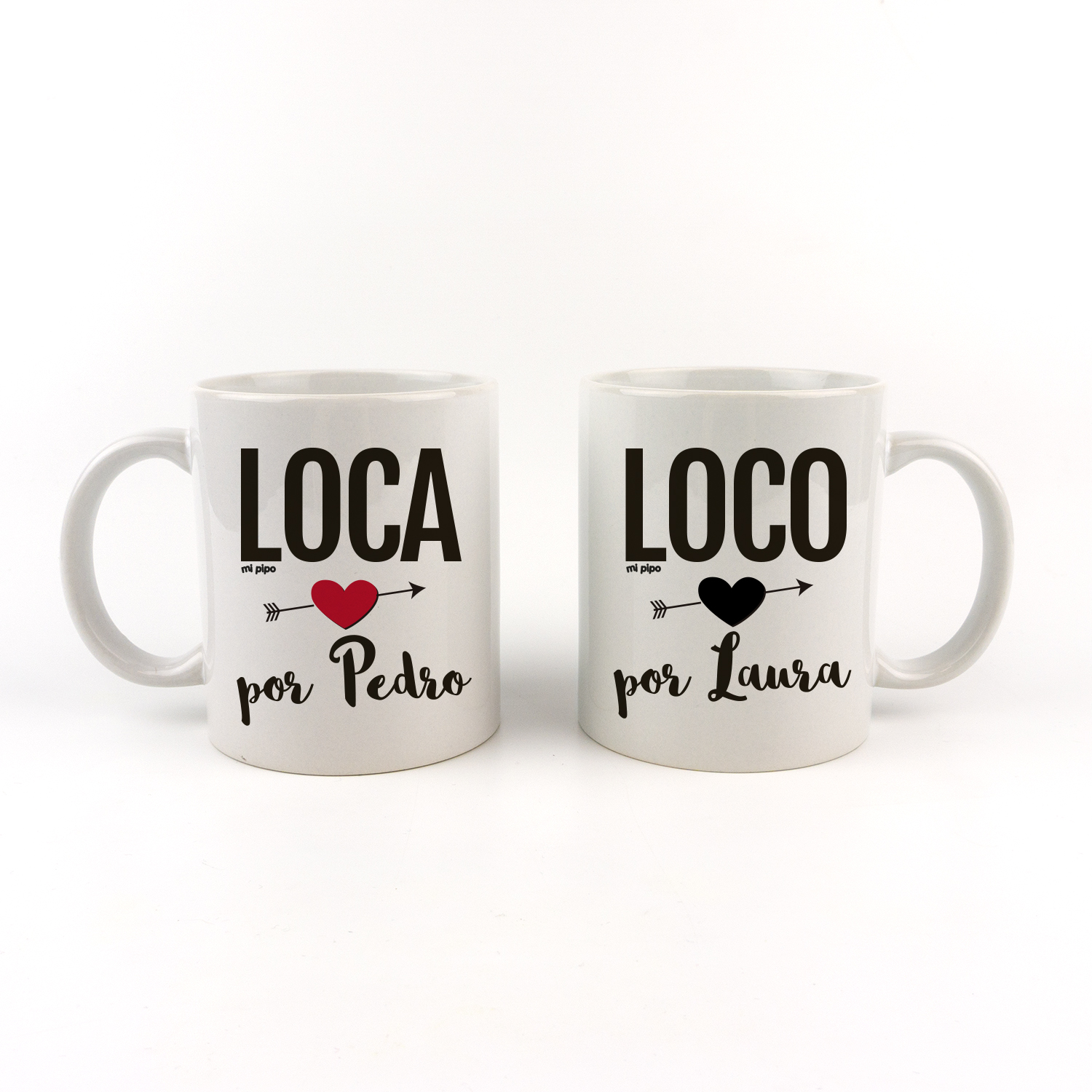 Pack de Tazas San Valentín Loco y Loca por... 2 Pack de Tazas San Valentín Loco y Loca por... - Imagen 2