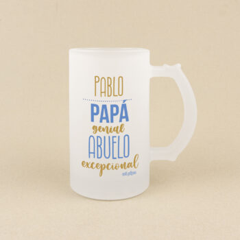 Jarra especial del día del padre de mi pipo Papá genial abuelo excepcional
