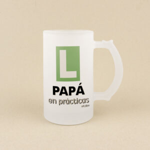 Taza Personalizada Papá en prácticas