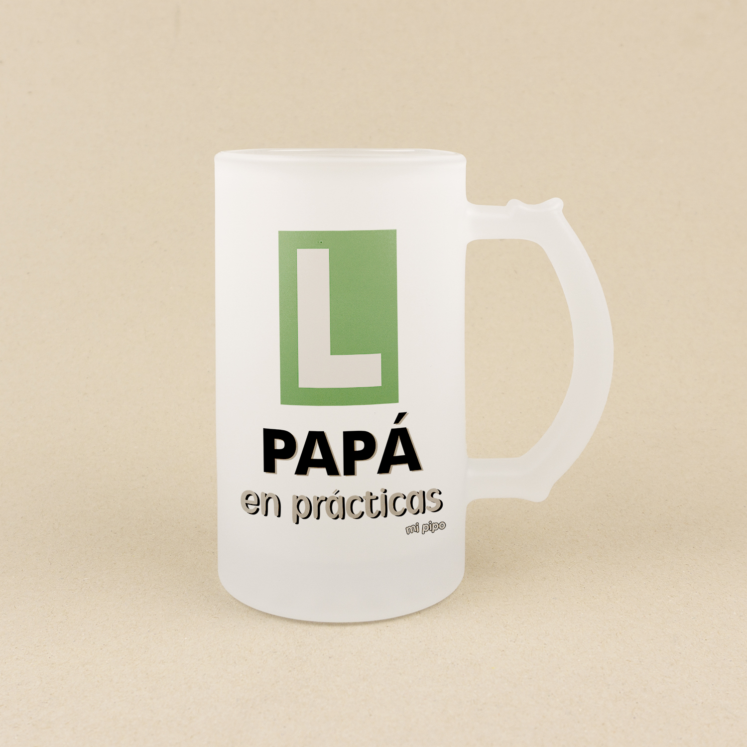 Pack Jarra + Llavero Papá en prácticas 3 Taza Personalizada Papá en prácticas