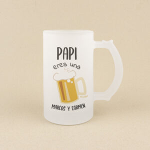Taza especial personalizada Papi eres una caña