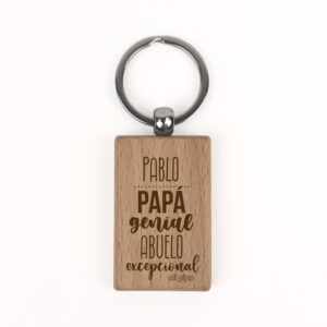 Llavero papa genial, abuelo excepcional