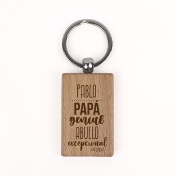 Llavero papa genial, abuelo excepcional