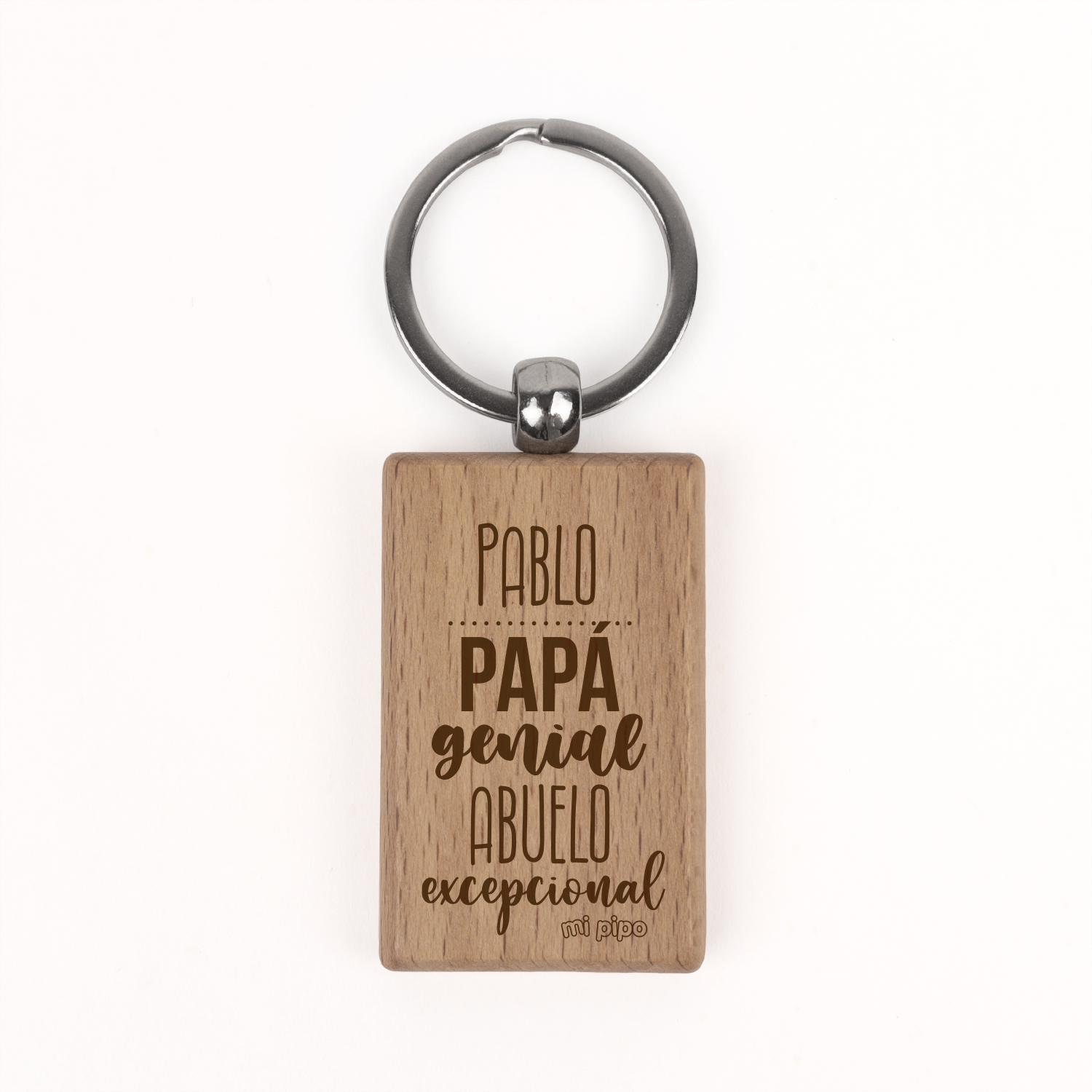 Pack Jarra + Llavero Papá genial Abuelo excepcional personalizada 4 Llavero papa genial, abuelo excepcional