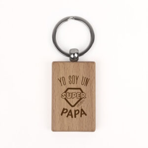 Llavero de madera Yo soy un Súper Papá