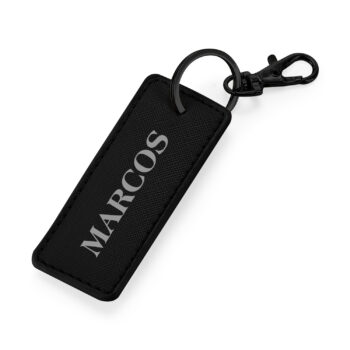 Llavero negro personalizado