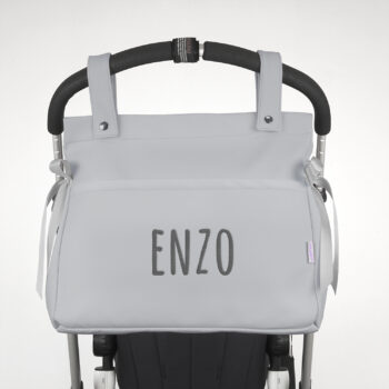 Bolso panera gris