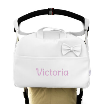 Bolso maleta blanco