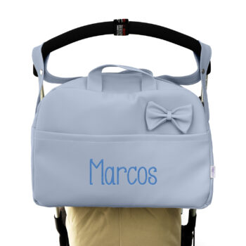 Bolso Maleta Celeste personalizado