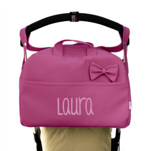 Bolso maleta fucsia