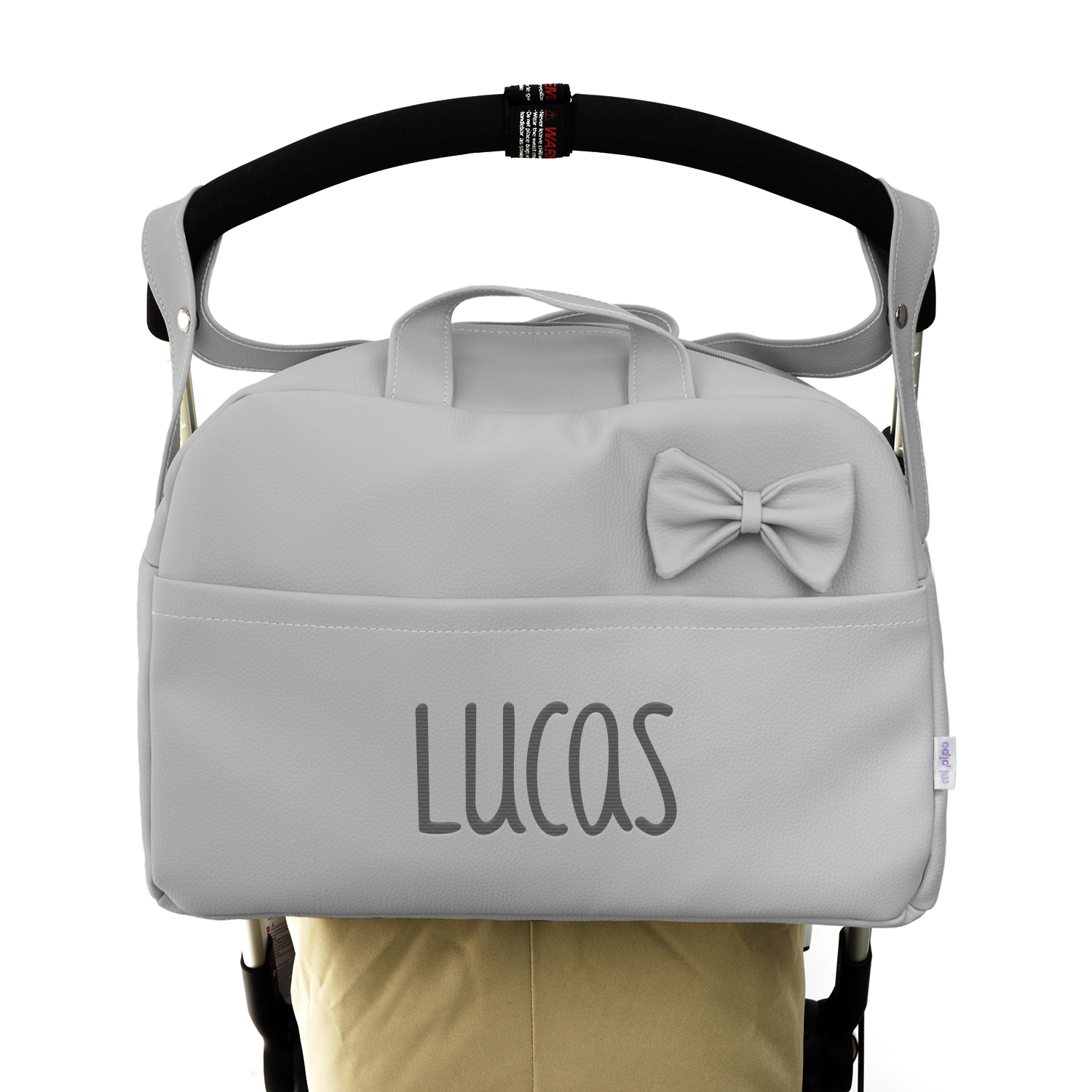 Bolso Maleta Gris personalizado 1 Bolso maleta gris