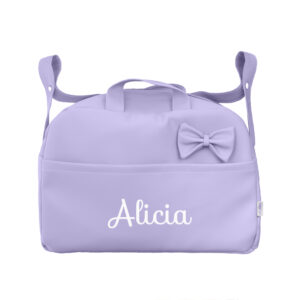 Bolso maleta lila