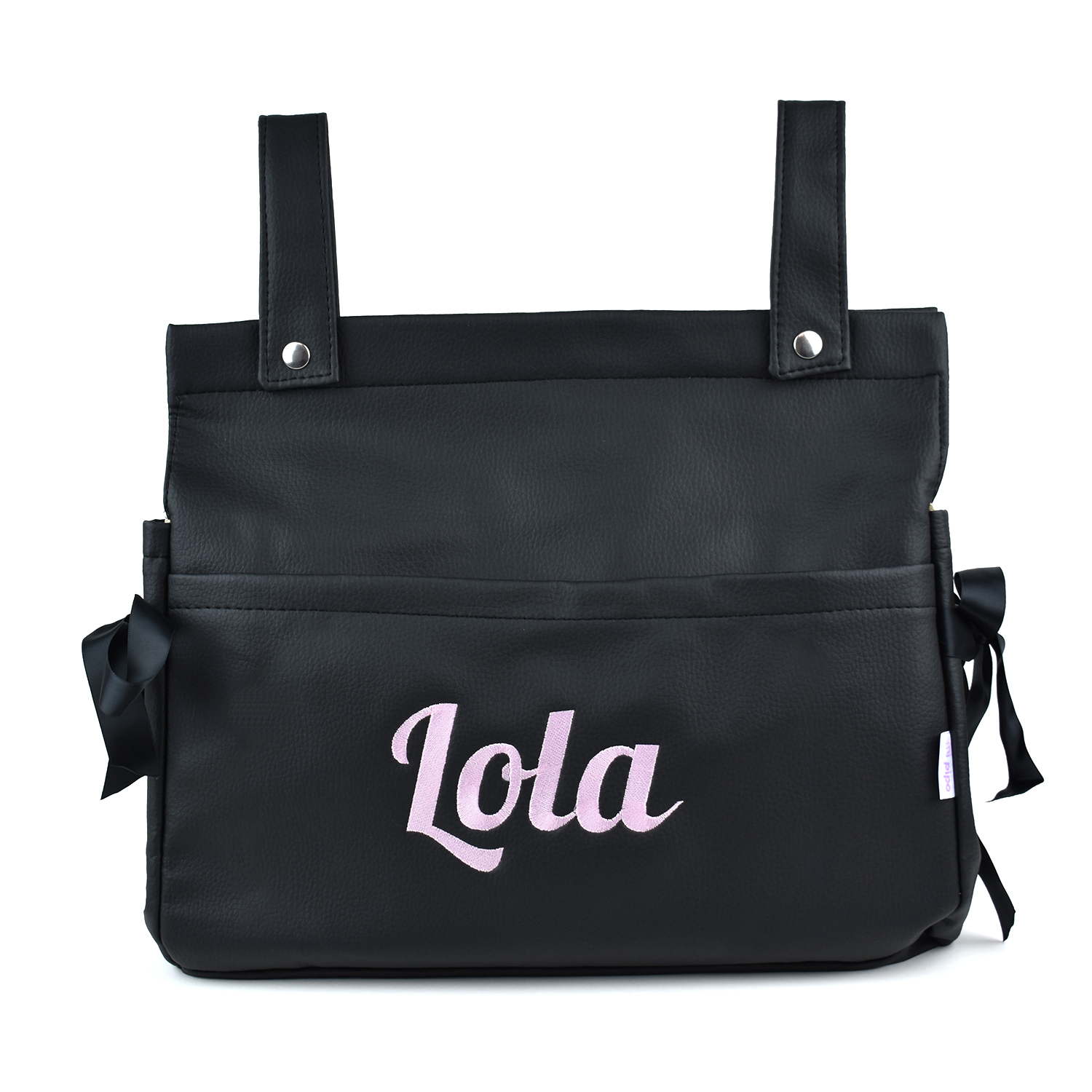 Bolso Panera Negro personalizado 1 bolso panera negro