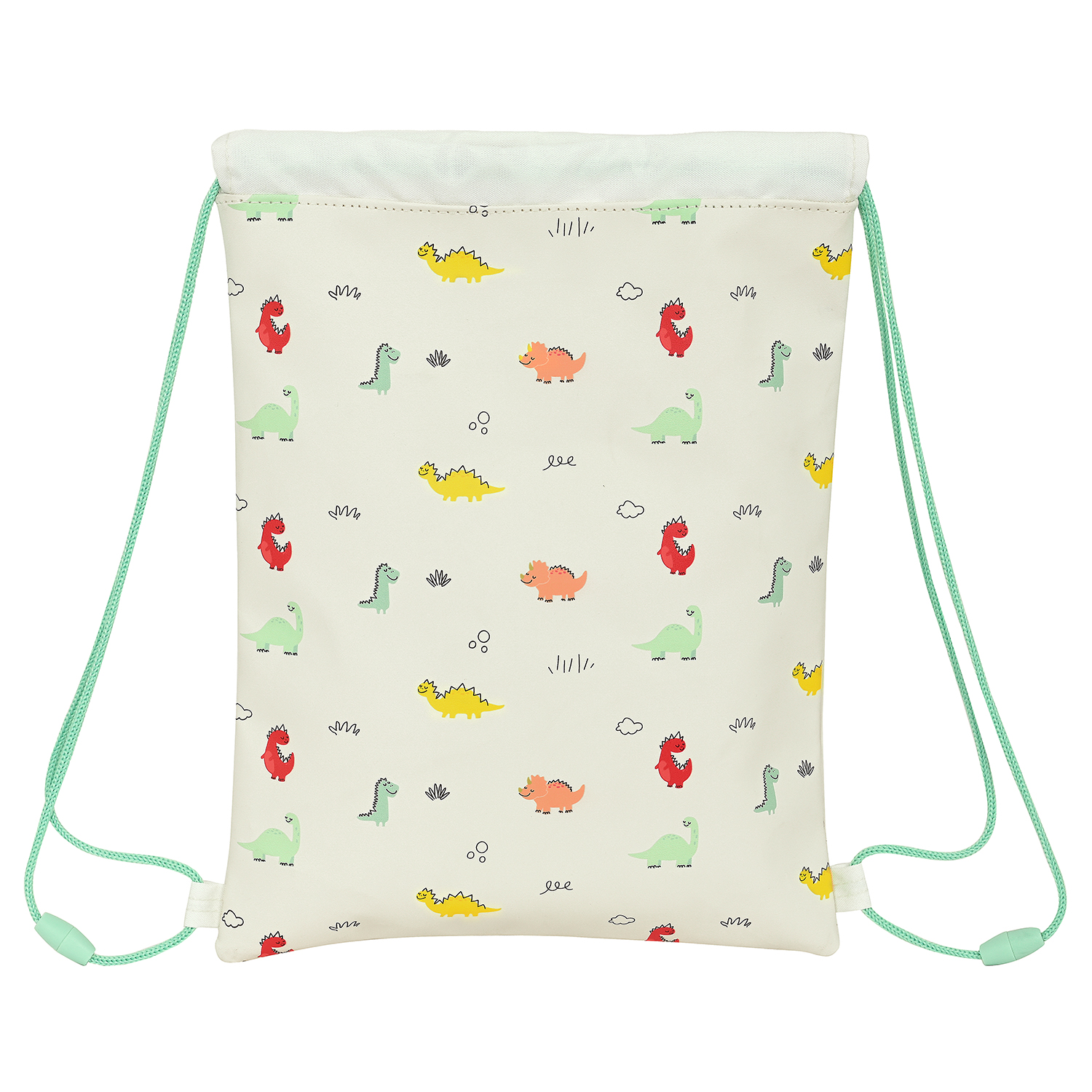 Mochila saco infantil Dinos personalizada 4 Mochila saco infantil Dinos personalizada - Imagen 4