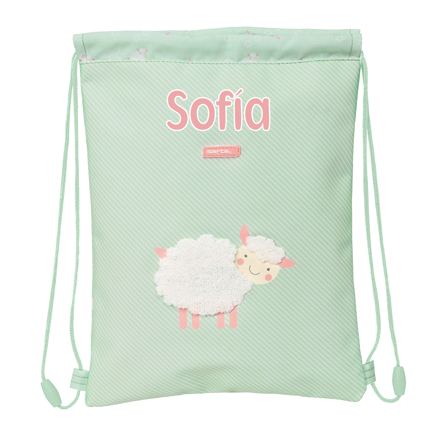 Mochila saco infantil Ovejita personalizado 1 Mochila saco ovejita